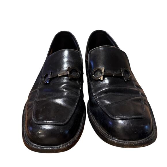 Salvatore Ferragamo Black Loafers Mens Sz. 11 - Picture 3 of 11